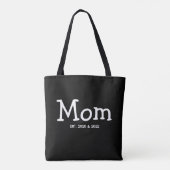 Moeder Opgericht Nieuw Moeder Cadeau Tote Bag (Achterkant)