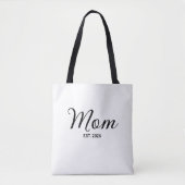 Moeder Opgericht Nieuw Moeder Cadeau Tote Bag (Voorkant)