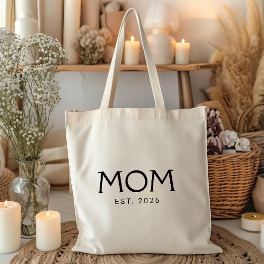 Moeder Opgericht Nieuw Moeder Cadeau Tote Bag