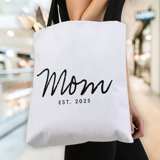 Moeder Opgericht Nieuw Moeder Cadeau Tote Bag