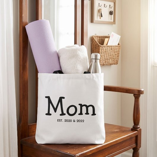 Moeder Opgericht Nieuw Moeder Cadeau Tote Bag