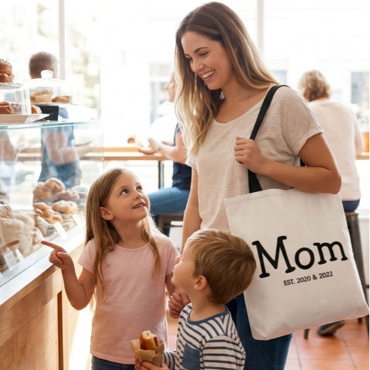 Moeder Opgericht Nieuw Moeder Cadeau Tote Bag