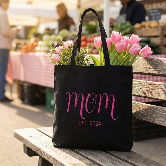 Moeder Opgericht Nieuw Moeder Cadeau Tote Bag