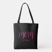 Moeder Opgericht Nieuw Moeder Cadeau Tote Bag (Achterkant)