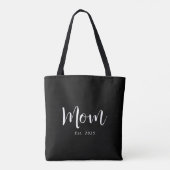 Moeder Opgericht Nieuw Moeder Cadeau Tote Bag (Achterkant)