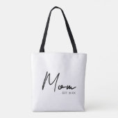 Moeder Opgericht Nieuw Moeder Cadeau Tote Bag (Achterkant)