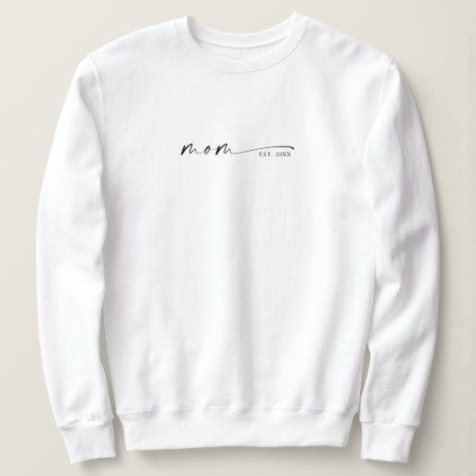 Moeder Opgericht Nieuw Moeder Cadeau Trui (Design voorkant)