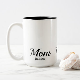 Moeder Opgericht Nieuw Moeder Cadeau Tweekleurige  Koffiemok