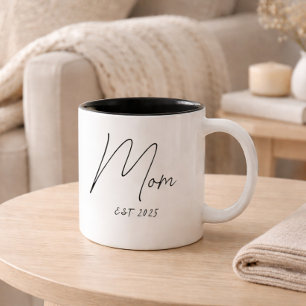 Moeder Opgericht Nieuw Moeder Cadeau Tweekleurige Koffiemok