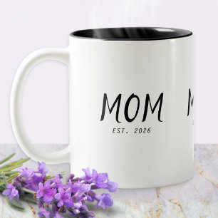 Moeder Opgericht Nieuw Moeder Cadeau Tweekleurige Koffiemok
