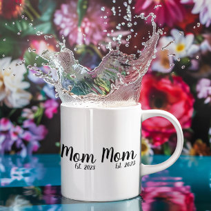 Moeder Opgericht Nieuw Moeder Cadeau Tweekleurige Koffiemok