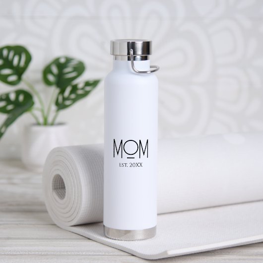 Moeder Opgericht Nieuw Moeder Cadeau Waterfles (Yoga (Gedraaid) )