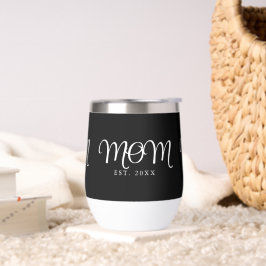 Moeder Opgericht Nieuw Moeder Cadeau Wit Schrift