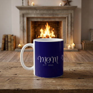 Moeder Opgericht Nieuw Moeder Cadeau Wit Schrift Koffiemok