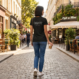 Moeder Opgericht Nieuw Moeder Cadeau Wit Schrift T-shirt