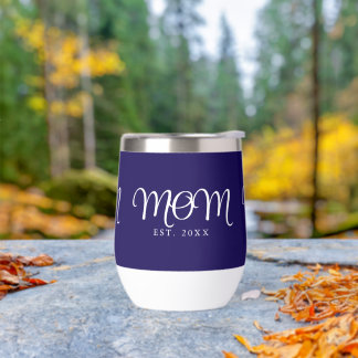 Moeder Opgericht Nieuw Moeder Cadeau Witte Script