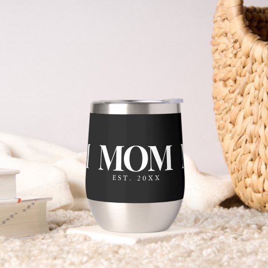 Moeder Opgericht Nieuw Moeder Cadeau Witte Typogra (Woonkamer)