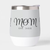 Moeder Opgericht Nieuw Moeder Cadeau Zwart Schrift (Links)