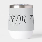 Moeder Opgericht Nieuw Moeder Cadeau Zwart Schrift (Voorkant)