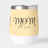 Moeder Opgericht Nieuw Moeder Cadeau Zwart Schrift (Links)