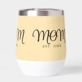 Moeder Opgericht Nieuw Moeder Cadeau Zwart Schrift (Achterkant)