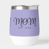 Moeder Opgericht Nieuw Moeder Cadeau Zwart Schrift (Links)