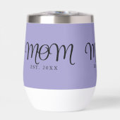 Moeder Opgericht Nieuw Moeder Cadeau Zwart Schrift (Voorkant)