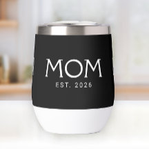 Moeder Opgericht Nieuw Moeder Cadeau Zwart Wit