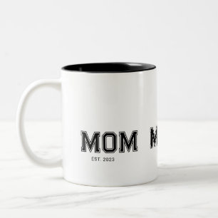 Moeder Opgericht Nieuw Moeder Geschenk Tweekleurig Tweekleurige Koffiemok