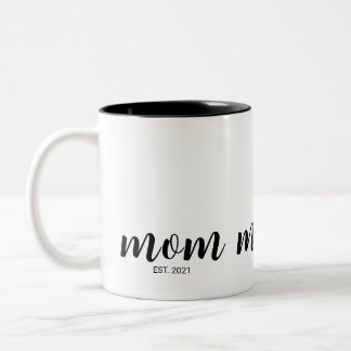 Moeder Opgericht Nieuw Moeder Geschenk Tweekleurig Tweekleurige Koffiemok