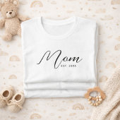 Moeder Opgericht Nieuwe Moeder Cadeau Gepersonalis T-shirt