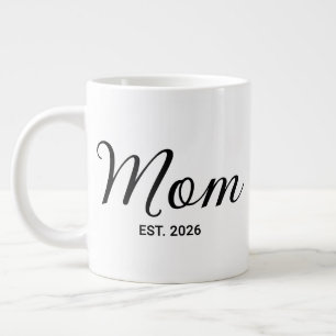 Moeder Opgericht Nieuwe Moeder Cadeau Grote Koffiekop
