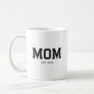 Moeder Opgericht Nieuwe Moeder Cadeau Koffie Koffiemok