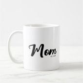Moeder Opgericht Nieuwe Moeder Cadeau Koffiemok (Links)