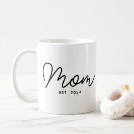 Moeder Opgericht Nieuwe Moeder Cadeau Koffiemok