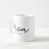 Moeder Opgericht Nieuwe Moeder Cadeau Koffiemok (Voorkant links)