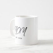 Moeder Opgericht Nieuwe Moeder Cadeau Koffiemok (Voorkant links)