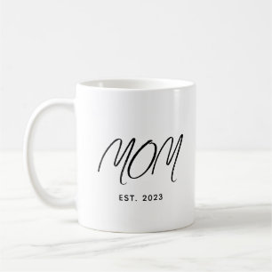 Moeder Opgericht Nieuwe Moeder Cadeau Koffiemok