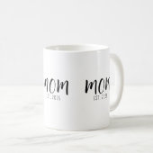 Moeder Opgericht Nieuwe Moeder Cadeau Koffiemok (Voorkant rechts)