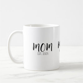Moeder Opgericht Nieuwe Moeder Cadeau Koffiemok