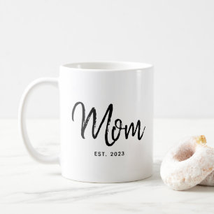 Moeder Opgericht Nieuwe Moeder Cadeau Koffiemok