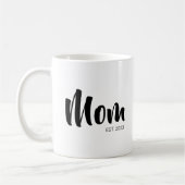 Moeder Opgericht Nieuwe Moeder Cadeau Koffiemok (Links)