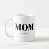 Moeder Opgericht Nieuwe Moeder Cadeau Koffiemok (Links)
