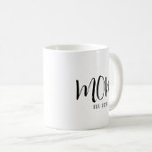 Moeder Opgericht Nieuwe Moeder Cadeau Koffiemok (Voorkant rechts)