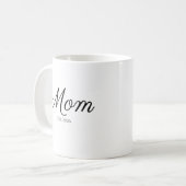 Moeder Opgericht Nieuwe Moeder Cadeau Koffiemok (Voorkant links)