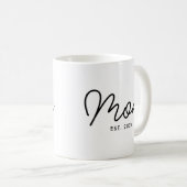 Moeder Opgericht Nieuwe Moeder Cadeau Koffiemok (Voorkant rechts)