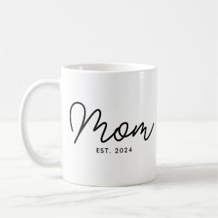 Moeder Opgericht Nieuwe Moeder Cadeau Koffiemok