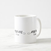 Moeder Opgericht Nieuwe Moeder Cadeau Koffiemok (Voorkant rechts)