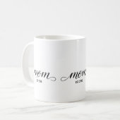 Moeder Opgericht Nieuwe Moeder Cadeau Koffiemok (Voorkant links)