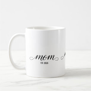 Moeder Opgericht Nieuwe Moeder Cadeau Koffiemok